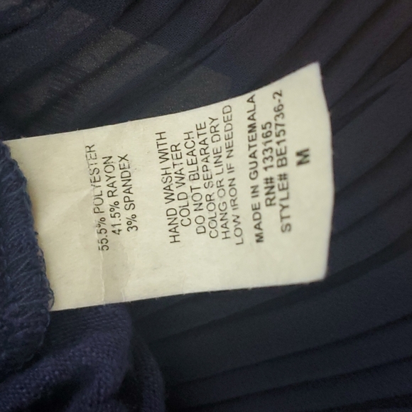 Francesca's Blue Tank with Ruffles - Picture 5 of 5